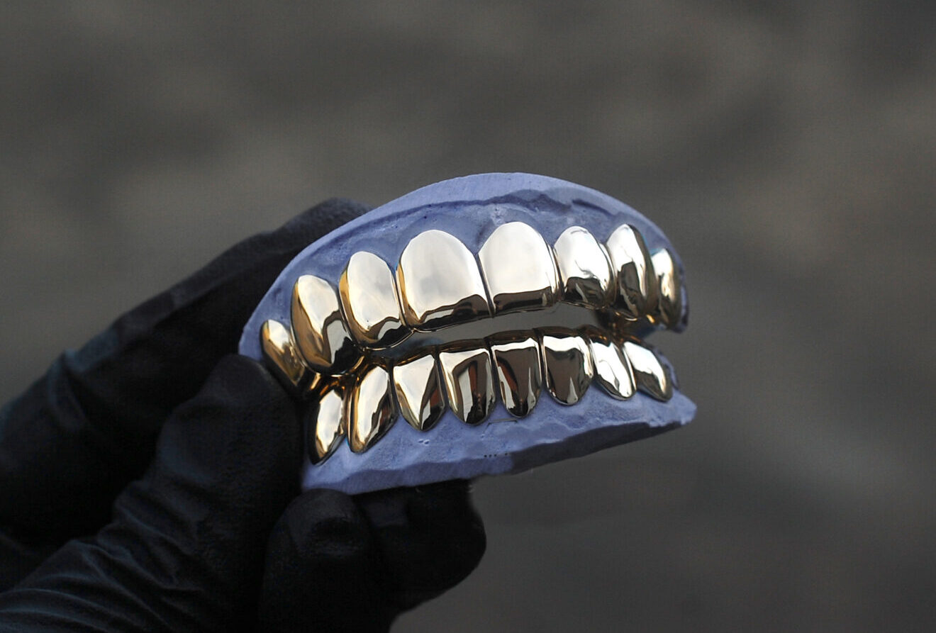 Yellow Gold Polished Solid Classic Grillz 14k - GotGrillz